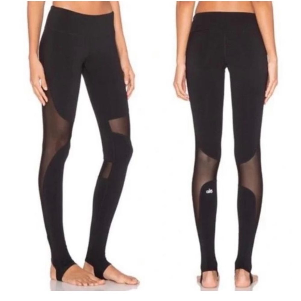 Alo Black Mesh Legging